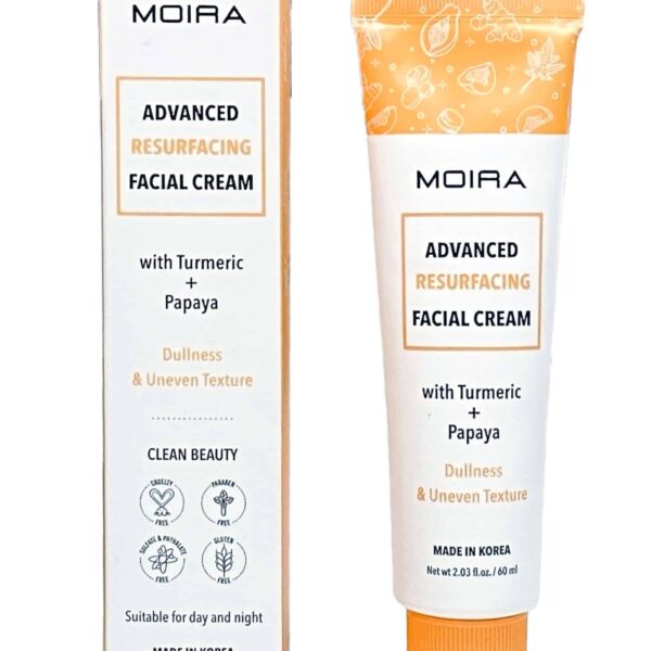 ADVANCED RESURFACING FACIAL CREAM TURMERIC & PAPAYA FCC004 MOIRA