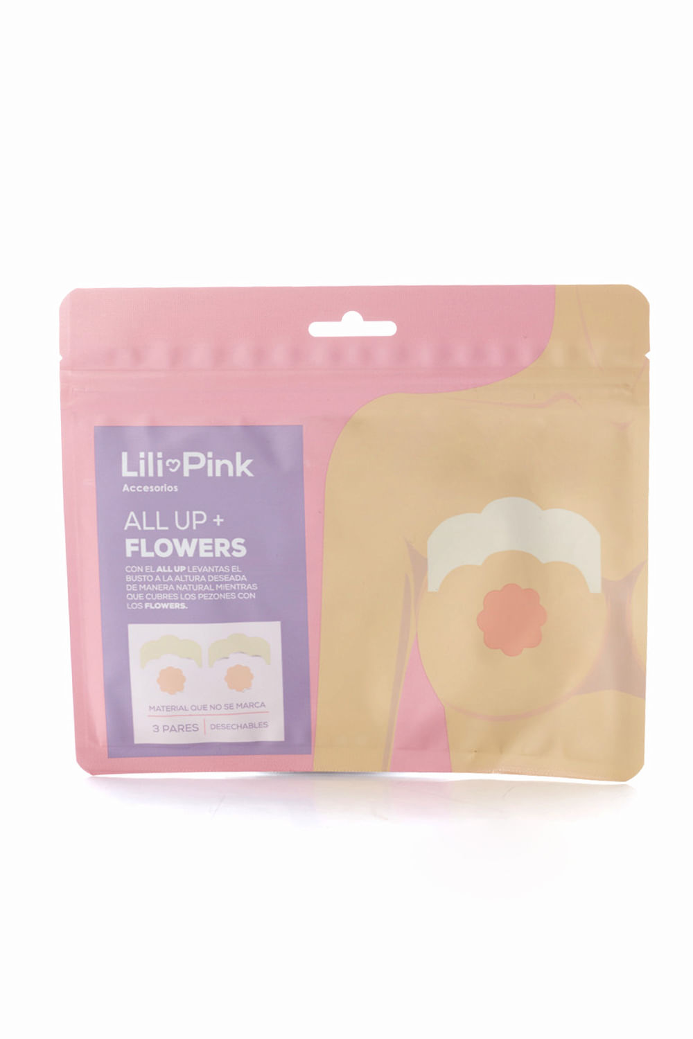 CUBRE-PEZON.LS121-017_000004_1 ALL UP FLOWERS LS121-017 LILI PINK - Imagen 1